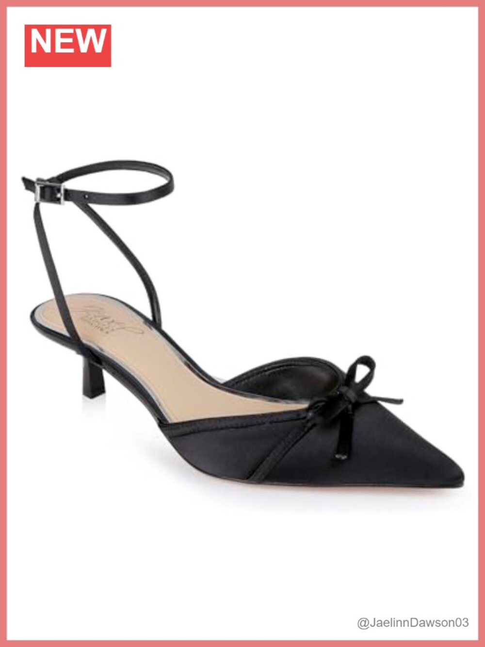 Pointed Toe Kitten Heels with Buckle Closure Women's Pumps